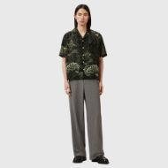 Picture of ALLSAINTS MEN'S SIDEWINDER SHORT SLEEVE SHIRT IN KELP GREEN 6