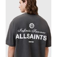 Picture of ALLSAINTS MEN'S SOLEIL SHORT SLEEVE CREW IN WASHED BLACK 3