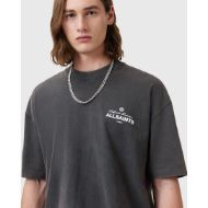 Picture of ALLSAINTS MEN'S SOLEIL SHORT SLEEVE CREW IN WASHED BLACK 4