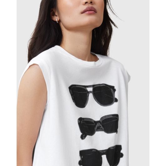 Снимка на ALLSAINTS ДАМСКА ТЕНИСКА БЕЗ РЪКАВИ SUNNIES BROOKE TANK В БЯЛО 3