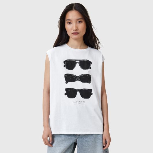 Снимка на ALLSAINTS ДАМСКА ТЕНИСКА БЕЗ РЪКАВИ SUNNIES BROOKE TANK В БЯЛО 1
