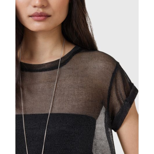 Снимка на ALLSAINTS ДАМСКИ ТОП THEA SPARKLE В ЧЕРНО 3