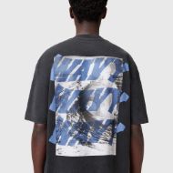 Снимка на ALLSAINTS МЪЖКА ТЕНИСКА  WAVY SS CREW В ЧЕРНО 3