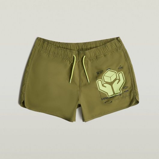 Снимка на G-STAR МЪЖКИ БАНСКИ CARNIC GRAPHIC SWIMSHORT В ЗЕЛЕНО 1