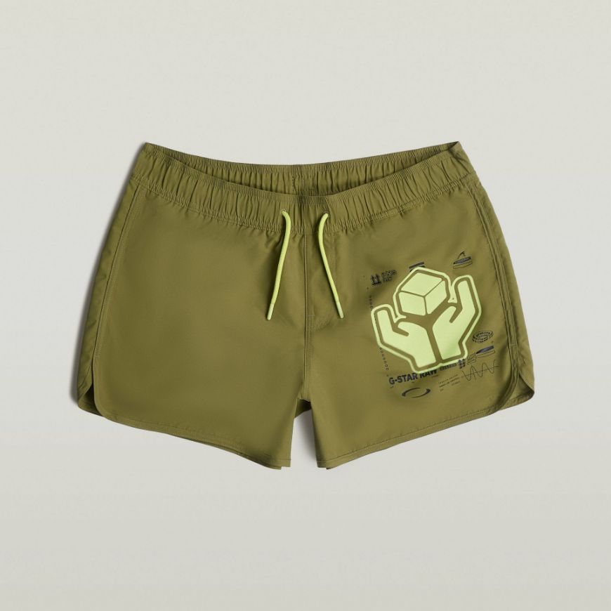 Снимка на G-STAR МЪЖКИ БАНСКИ CARNIC GRAPHIC SWIMSHORT В ЗЕЛЕНО