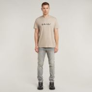 Picture of G-STAR MEN'S G-SCRIPT T-SHIRT IN BEIGE/KHAKI 5