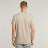 Picture of G-STAR MEN'S G-SCRIPT T-SHIRT IN BEIGE/KHAKI 2