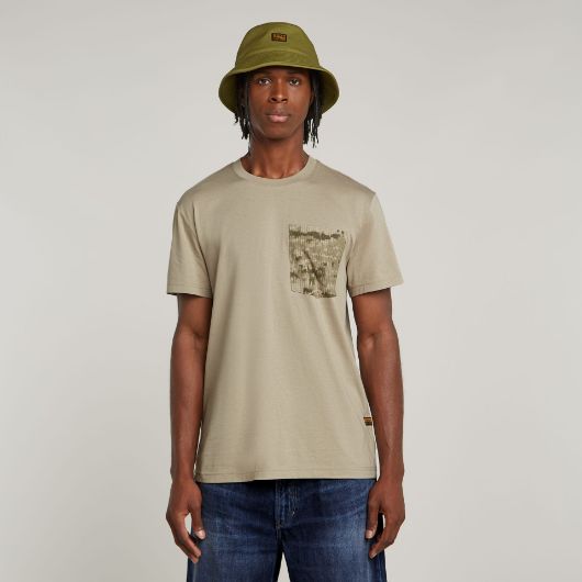 Снимка на G-STAR МЪЖКА БЛУЗА SHADOW WOVEN CAMO POCKET В БЕЖОВО/КАКИ 1