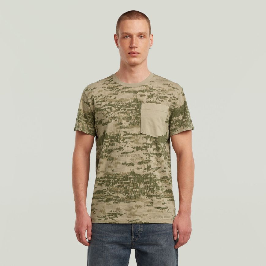 Снимка на G-STAR МЪЖКА БЛУЗА CAMO POCKET В КОМБИНАЦИЯ