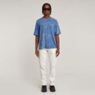 Picture of G-STAR MEN'S ACID WASH BOXY T-SHIRT IN BLUE 5