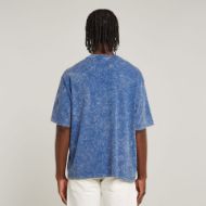 Picture of G-STAR MEN'S ACID WASH BOXY T-SHIRT IN BLUE 2