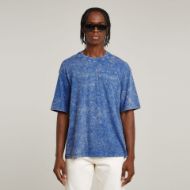 Picture of G-STAR MEN'S ACID WASH BOXY T-SHIRT IN BLUE 1