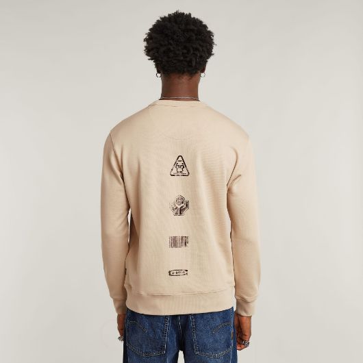 Снимка на G-STAR МЪЖКИ СУИТШЪРТ SHIPPING GR SWEATER В БЕЖОВО/КАКИ