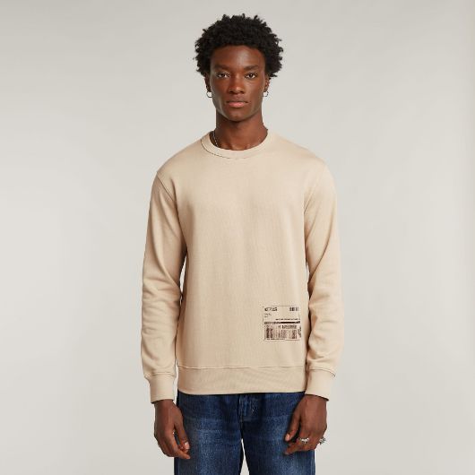 Снимка на G-STAR МЪЖКИ СУИТШЪРТ SHIPPING GR SWEATER В БЕЖОВО/КАКИ