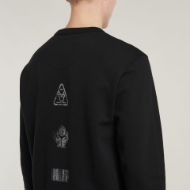 Picture of G-STAR MEN'S SHIPPING GR SWEATER IN BLACK 4