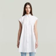 Снимка на G-STAR ДАМСКА OVERSIZED РИЗА БЕЗ РЪКАВИ В БЯЛО 1