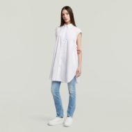 Снимка на G-STAR ДАМСКА OVERSIZED РИЗА БЕЗ РЪКАВИ В БЯЛО 4