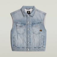 Picture of G-STAR WOMEN'S RELAXED DENIM VEST IN BLUE 6