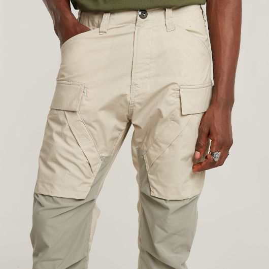 Picture of G-STAR MEN'S 3D REGULAR TAPERED CARGO 3.0 IN BEIGE/KHAKI 3