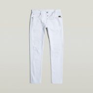 Picture of G-STAR MEN'S 3301 SLIM JEANS IN WHITE 6