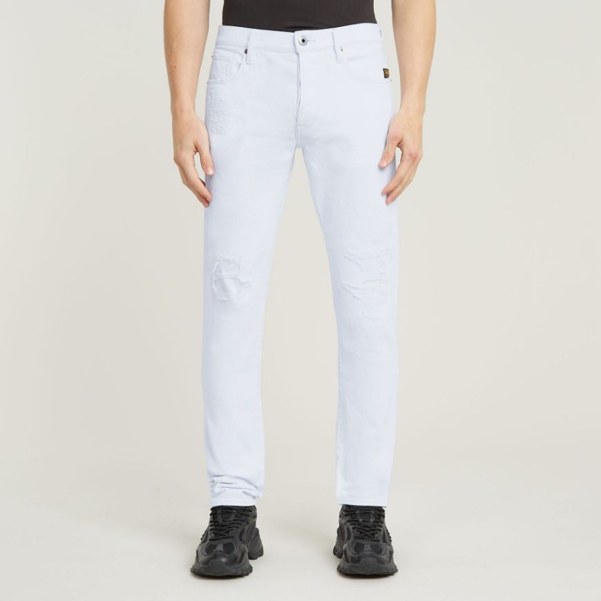 Picture of G-STAR MEN'S 3301 SLIM JEANS IN WHITE