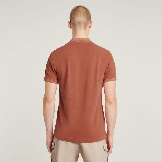 Снимка на G-STAR МЪЖКА БЛУЗА С ЯКА DUNDA OVERDYED SLIM POLO В ЧЕРВЕНО 2