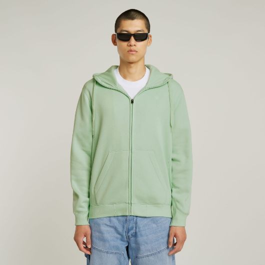 Снимка на G-STAR МЪЖКИ СУИТШЪРТ PREMIUM CORE HOODED ZIP SWEATER В ЗЕЛЕНО