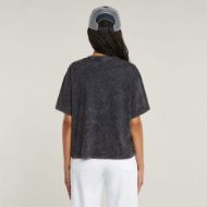 Picture of G-STAR WOMEN'S WASHED G-SCRIPT TOP IN GREY 2