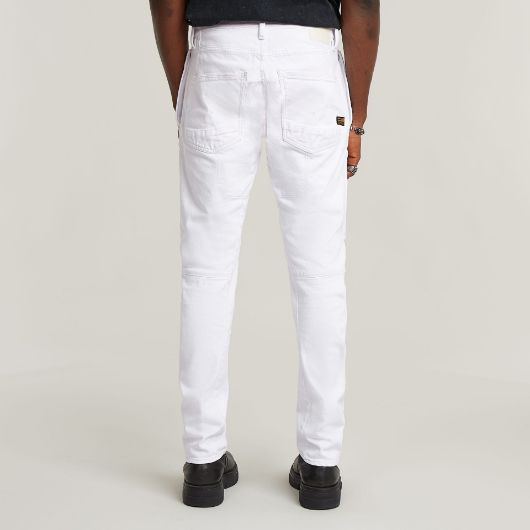 Picture of G-STAR MEN'S DIVER 3D SLIM JEANS IN WHITE 2