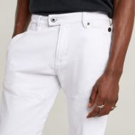 Picture of G-STAR MEN'S DIVER 3D SLIM JEANS IN WHITE 3