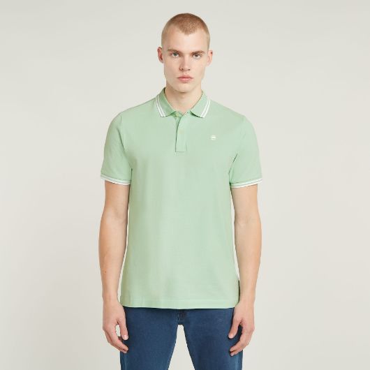 Снимка на G-STAR МЪЖКА БЛУЗА С ЯКА DUNDA SLIM STRIPE POLO В ЗЕЛЕНО