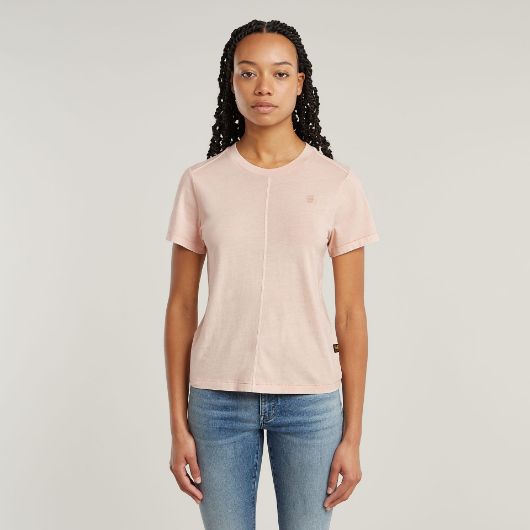 Снимка на G-STAR ДАМСКИ ТОП OVERDYED FRONT SEAM В РОЗОВО