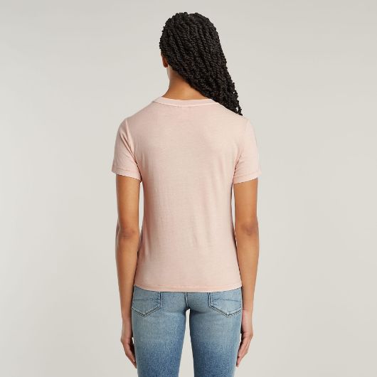 Снимка на G-STAR ДАМСКИ ТОП OVERDYED FRONT SEAM В РОЗОВО