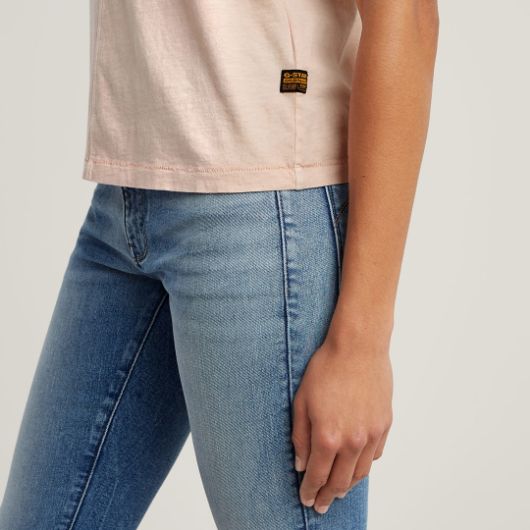 Снимка на G-STAR ДАМСКИ ТОП OVERDYED FRONT SEAM В РОЗОВО