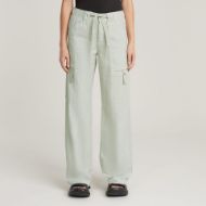Picture of G-STAR WOMEN'S JUDEE CARGO TRAINER IN GREEN 1