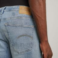 Picture of G-STAR MEN'S 3301 SLIM SHORT IN BLUE 4