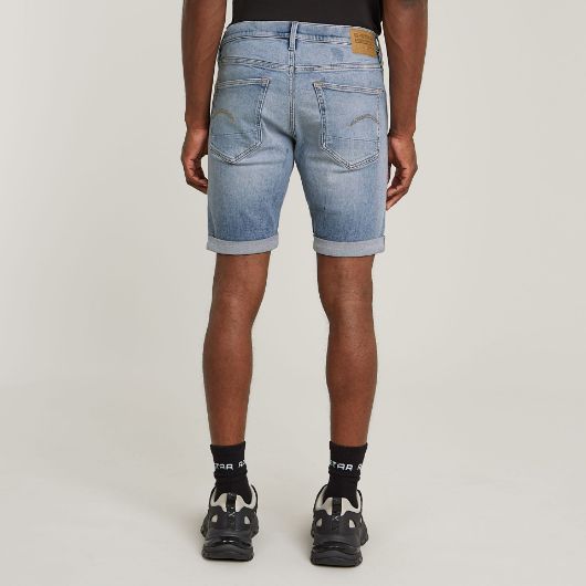 Picture of G-STAR MEN'S 3301 SLIM SHORT IN BLUE