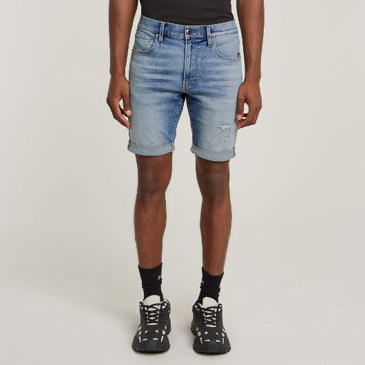 Picture of G-STAR MEN'S 3301 SLIM SHORT IN BLUE