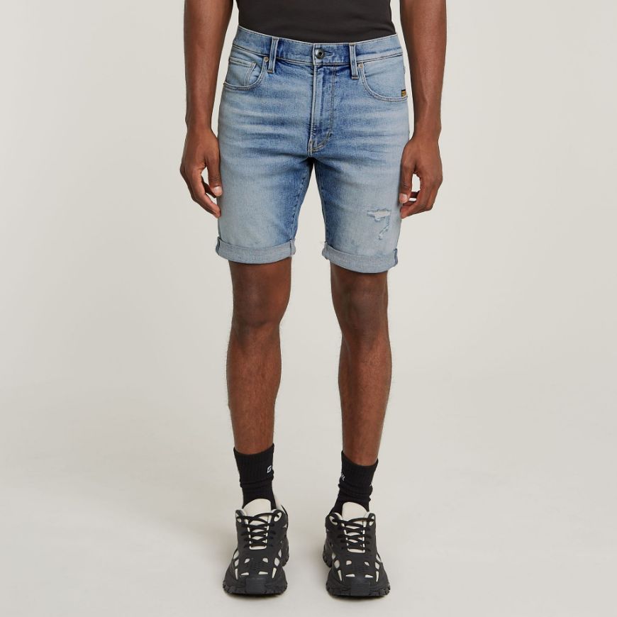 Picture of G-STAR MEN'S 3301 SLIM SHORT IN BLUE