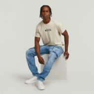 Picture of G-STAR MEN'S ROVIC ZIP 3D REGULAR TAPERED DENIM JEANS IN BLUE 4
