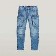 Picture of G-STAR MEN'S ROVIC ZIP 3D REGULAR TAPERED DENIM JEANS IN BLUE 6
