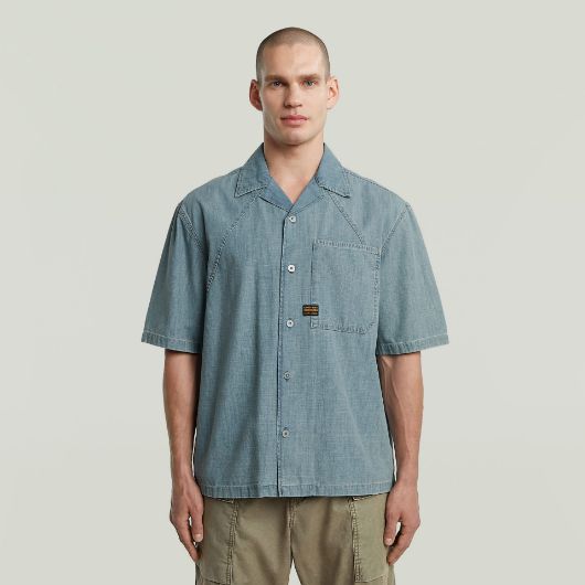 Снимка на G-STAR МЪЖКА РИЗА TRACK RELAXED SHIRT В СИНЬО 1