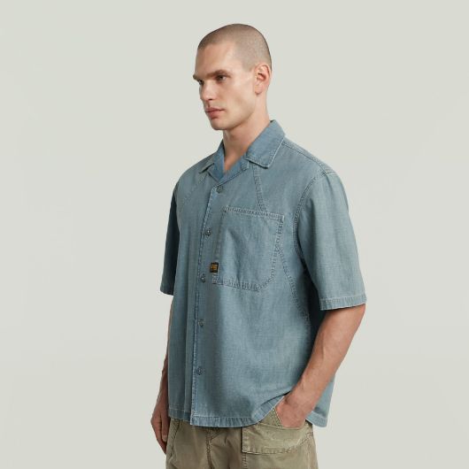 Снимка на G-STAR МЪЖКА РИЗА TRACK RELAXED SHIRT В СИНЬО 2