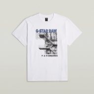 Снимка на G-STAR МЪЖКА БЛУЗА STAIRS GR LOOSE В БЯЛО 6