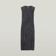 Снимка на G-STAR ДАМСКА OVERDYED MAXI TANK РОКЛЯ В СИВО 6