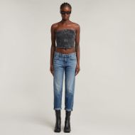 Picture of G-STAR WOMEN'S WASHED CORSET SWEATER IN GREY 5