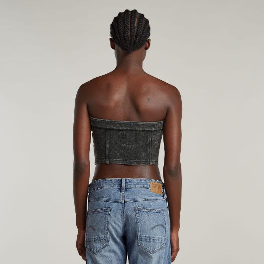 Снимка на G-STAR ДАМСКИ СУИТШЪРТ WASHED CORSET SWEATER В СИВО