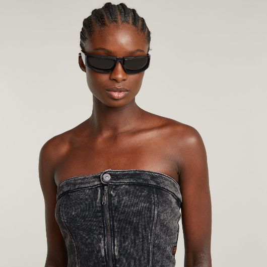 Снимка на G-STAR ДАМСКИ СУИТШЪРТ WASHED CORSET SWEATER В СИВО