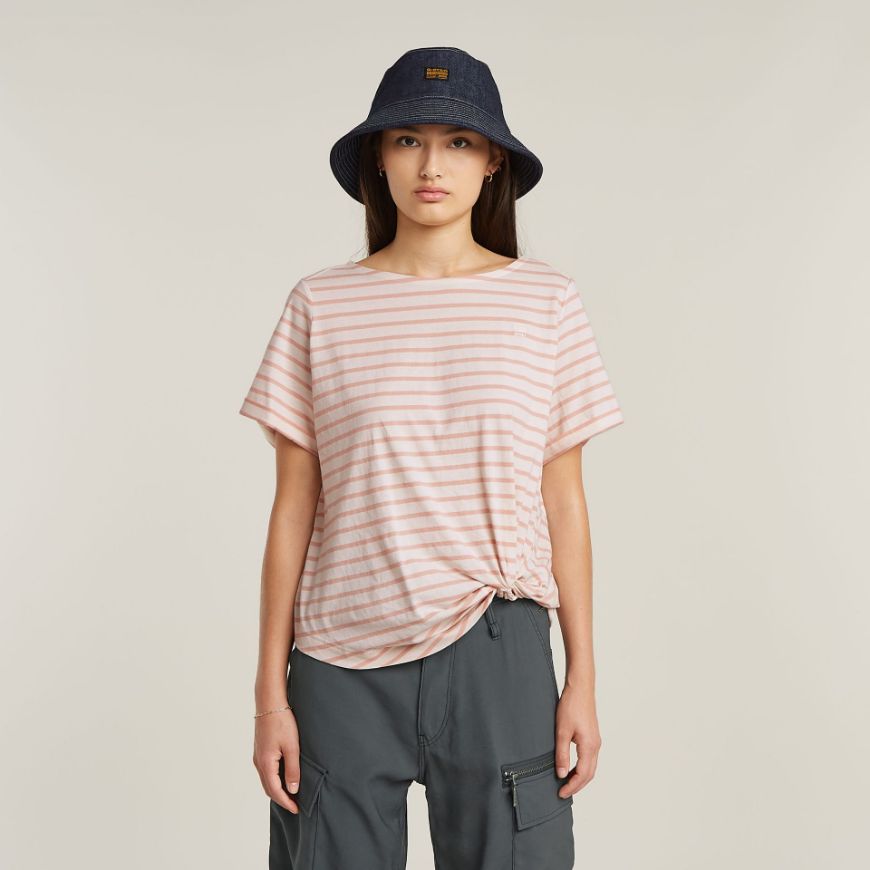 Снимка на G-STAR ДАМСКИ ТОП STRIPED KNOT В КОМБИНАЦИЯ