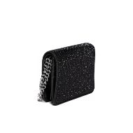 Picture of JUICY COUTURE WOMEN'S MIA SMALL FLAP WALLET WITH METAL CHAIN IN BLACK 2